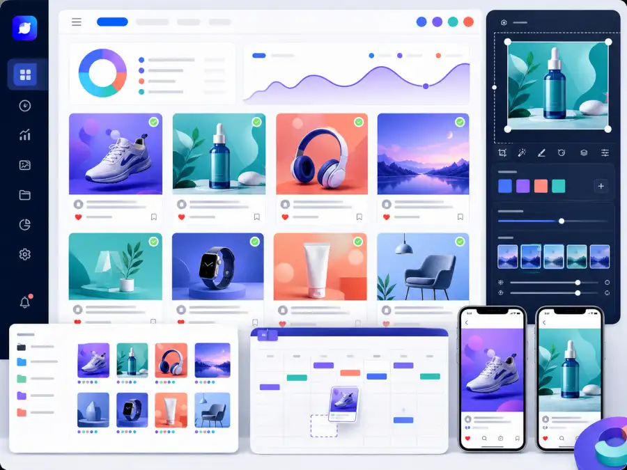 Marketing team producing ad creatives with Seedream 5.0 Pro