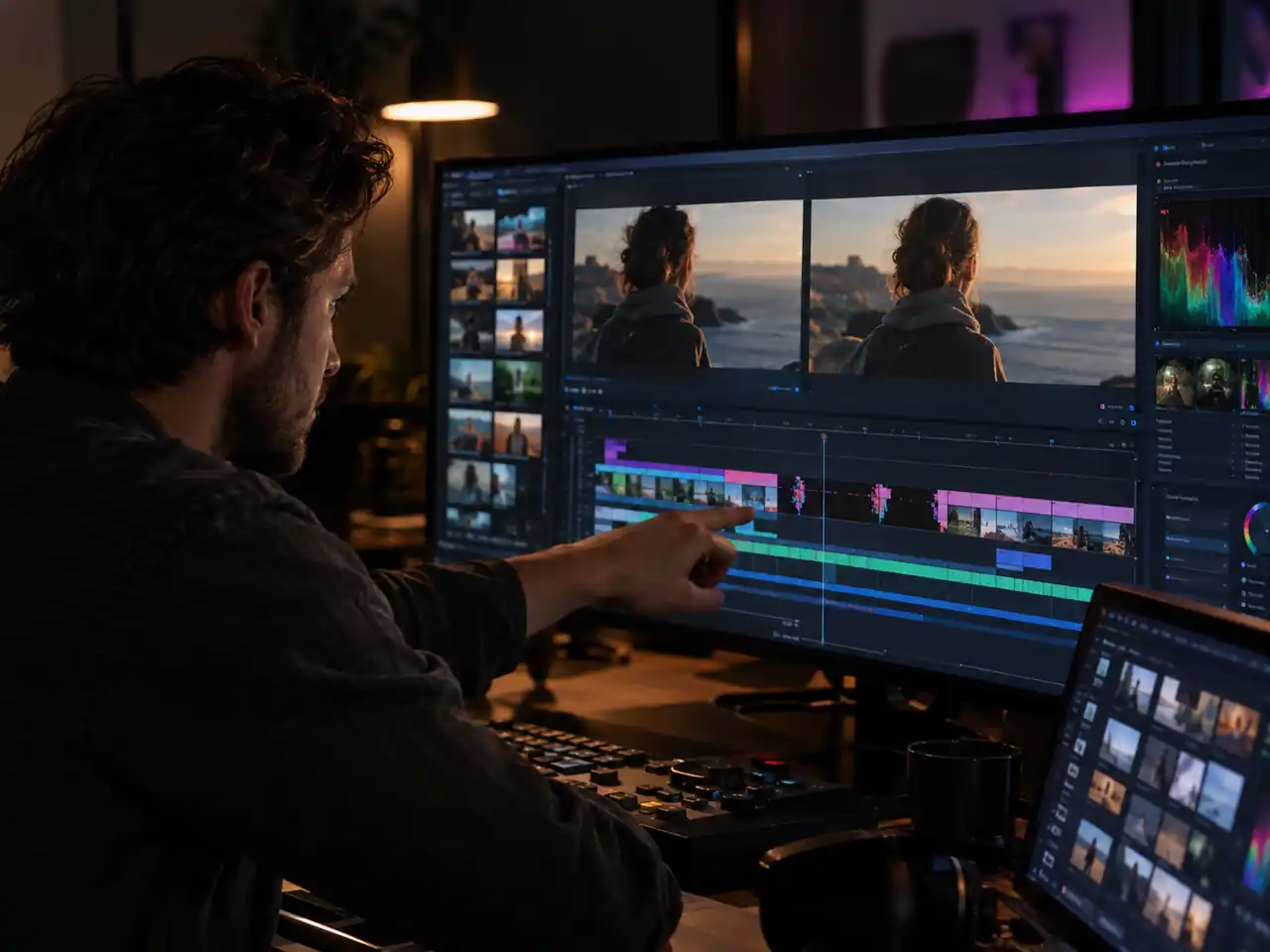 Video Editors using the frames to video generator
