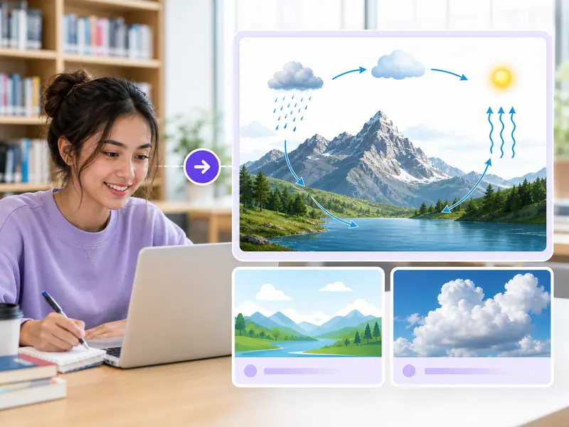 Study illustrations made with Nano Banana
