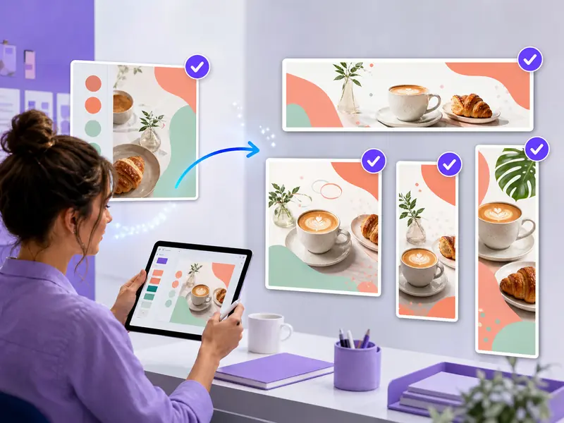 Social media manager using Nano Banana 2 Lite for multi-format content
