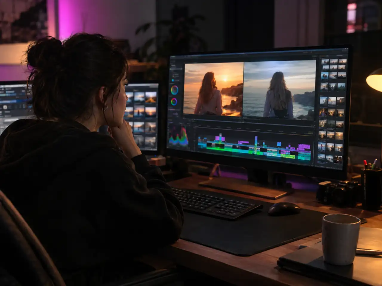 Social Video Creators using AI video editing