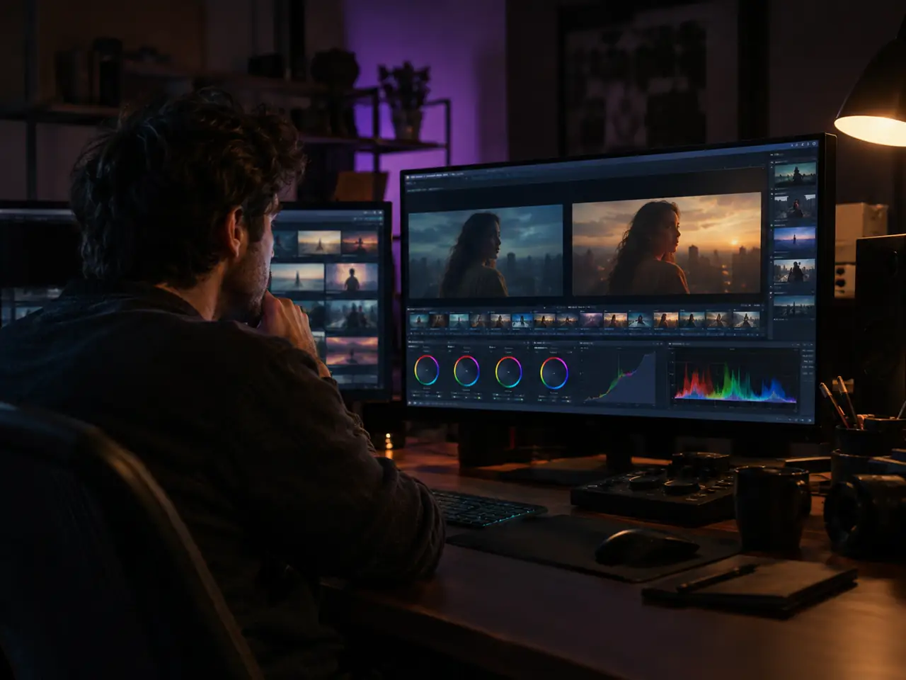 Indie Filmmakers and Music Video Makers using AI video editing