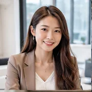 社内報用の写真を作った30代の女性会社員