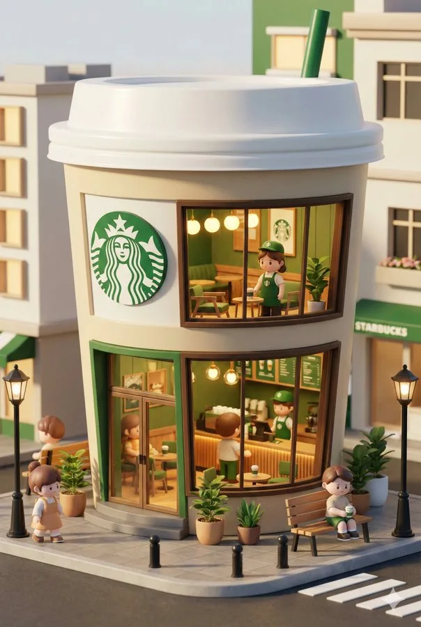 10.3. 3D Chibi-Style Brand Store 3D Q generated image example