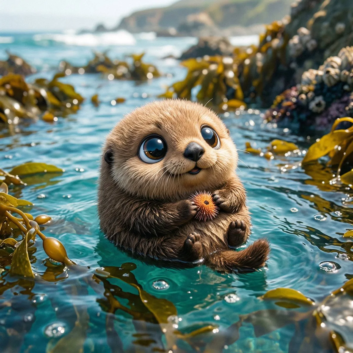 2.1. Spherical Cute Animals generated image example