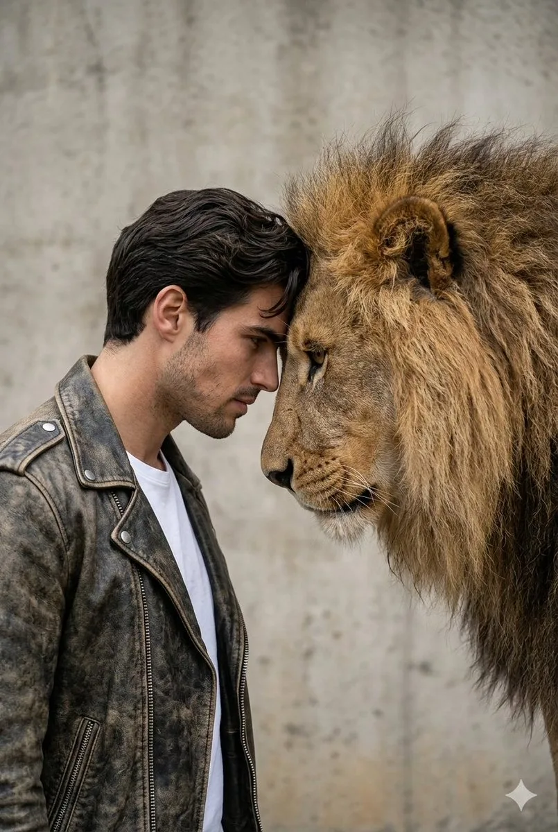 2.6. Gritty Lion Bond Portrait generated image example