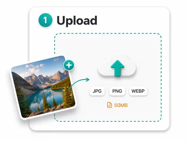 Step 1: Upload image to AI upscaler