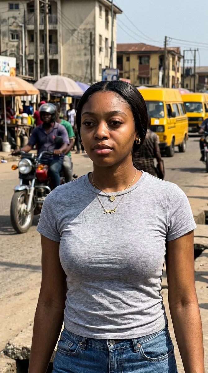 Social Media Post - Lagos Street Candid iPhone Shot generated image example
