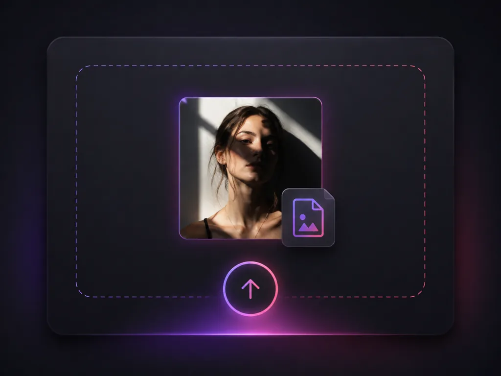 Upload a photo with a shadow to the AI shadow remover