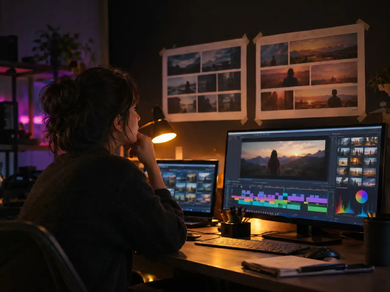 AI Filmmakers using the frames to video generator