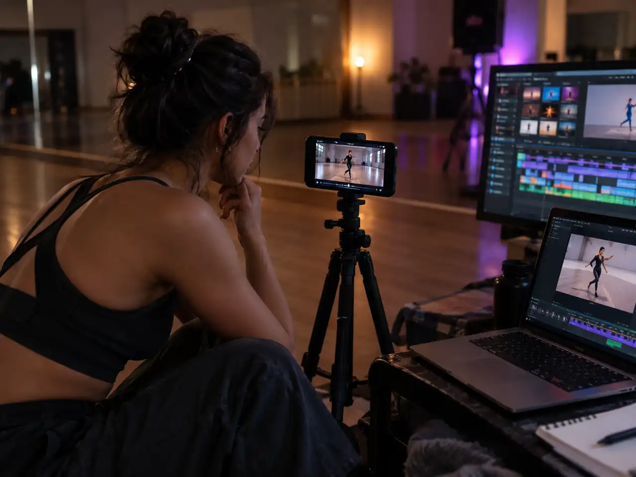 Dancers and Choreographers using motion control video generation