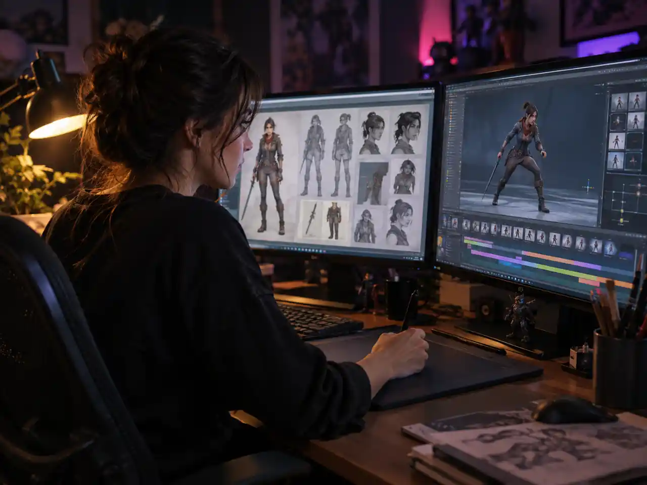 Game and Character Designers using motion control video generation