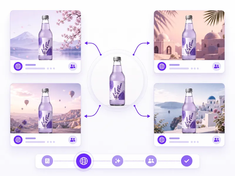 行銷團隊使用 Qwen Image 3 生成在地化廣告素材