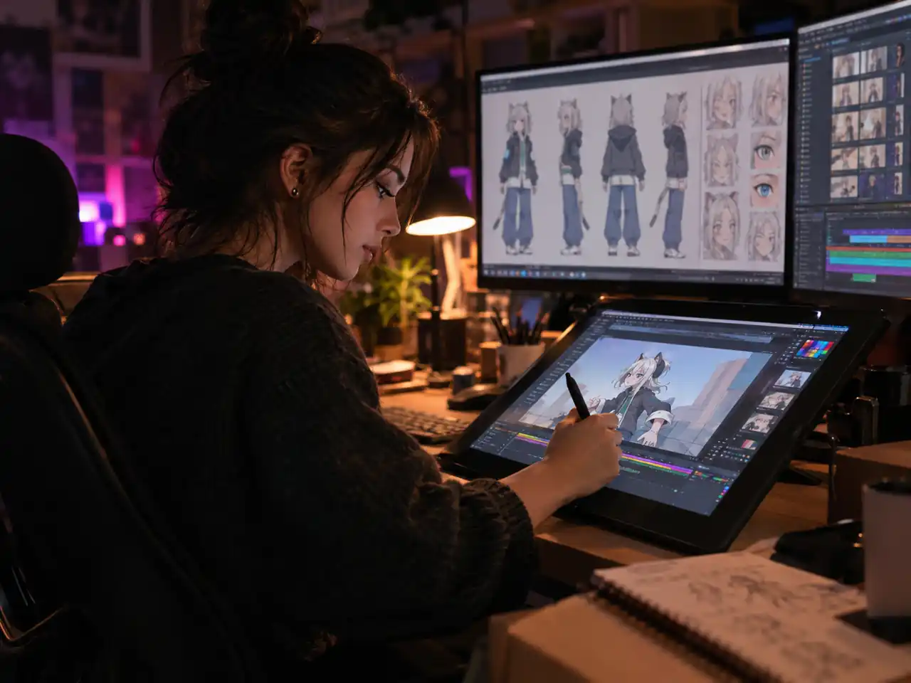 Character Artists and Animators using the reference to video generator