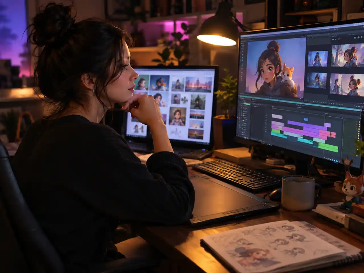 Series Creators on Social using the reference to video generator